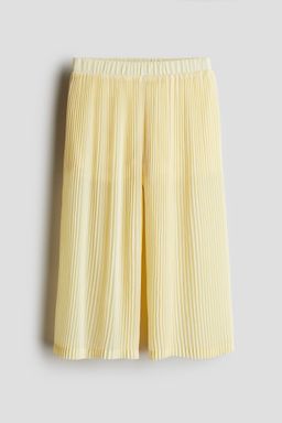 H&M - Girls Yellow Plissa Chiffon Trousers