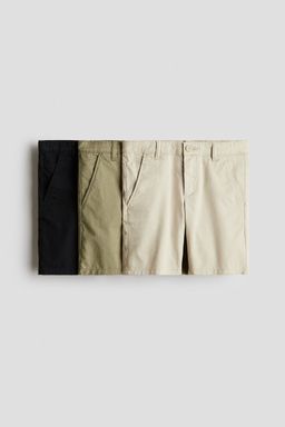 H&M - Boys 3-Pack Cotton Chino Shorts