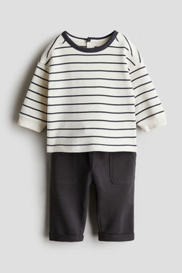 H&M - Boys 2-Piece Lightweight Sweatshirt Set