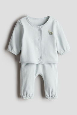 H&M - Boys & Girls 2-Piece Cardigan And Joggers Set