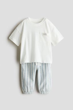 H&M - Boys 2-Piece Linen-Blend Set