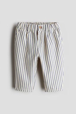 H&M - Boys White Cotton Trousers