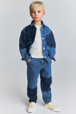 H&M - Boys Blue Block-Coloured Jeans