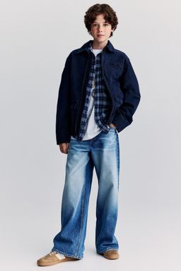 H&M - Boys Blue Cotton Canvas Jacket