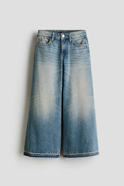H&M - Girls Blue Wide Leg Jeans