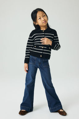 H&M - Girls Blue Flared Leg Jeans