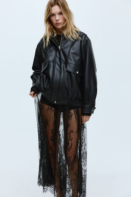 H&M - Women Black Lace Skirt