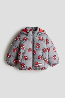 H&M - Boys Grey Water-Repellent Puffer Jacket
