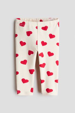 H&M - Girls White Brushed-Inside Leggings