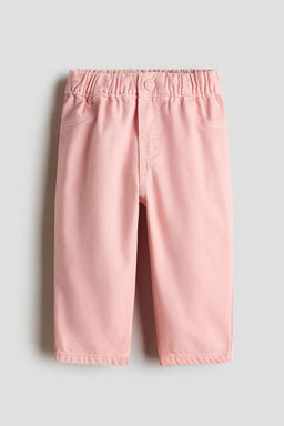 H&M - Girls Pink Cotton Trousers