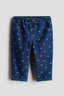 H&M - Girls Blue Cotton Trousers