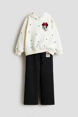 H&M - Girls 2-Piece Printed Sweatshirt Set