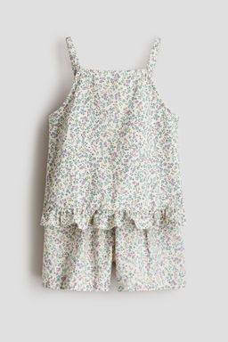 H&M - Girls 2-Piece Cotton Seersucker Set