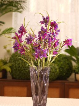Pure Home + Living - Purple Aquilegia Artificial Flower Stem