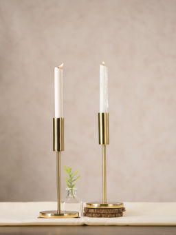 SG Home - Noir Candle Holder (Set of 2)