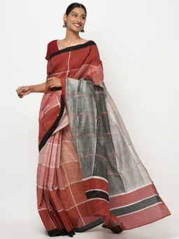 Fabindia - Cotton Silk Printed Sari