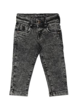 U.S. POLO ASSN. - Boys Grey Brandon Slim Fit Acid Wash Jeans