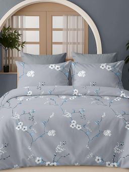 Sleeping Owls- because your sleep matters - 300TC Super King Bedsheet with 2 Pillow Covers