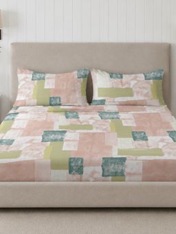 Sleeping Owls- because your sleep matters - 300TC Super King Bedsheet with 2 Pillow Covers