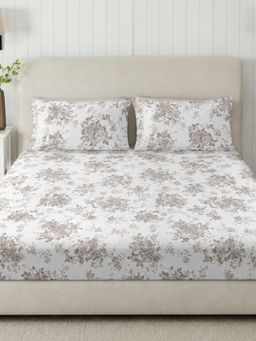 Sleeping Owls- because your sleep matters - 300TC Super King Bedsheet with 2 Pillow Covers