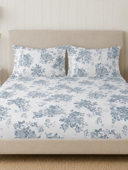 Sleeping Owls- because your sleep matters - 300TC Super King Bedsheet with 2 Pillow Covers