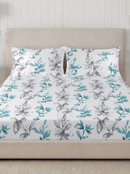 Sleeping Owls- because your sleep matters - 300TC Super King Bedsheet with 2 Pillow Covers