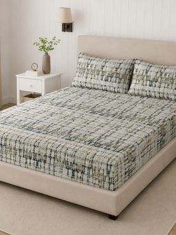 Sleeping Owls- because your sleep matters - 300TC Super King Bedsheet with 2 Pillow Covers