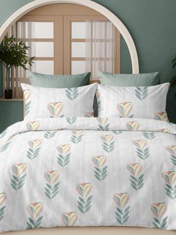 Sleeping Owls- because your sleep matters - 300TC Super King Bedsheet with 2 Pillow Covers