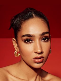 Anaash - 22K Gold Plated Gold Glare Hoop Earrings