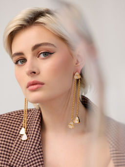 Anaash - 22K Gold Plated Trey Danglers
