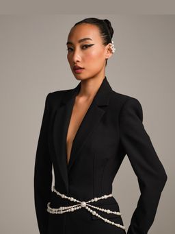 Anaash - White Pearl Tier Waist Chain