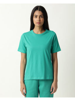 RAREISM - Green Alcas Solid T-Shirt