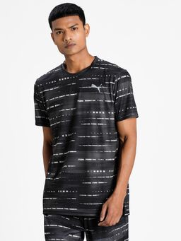 Puma - Run Graphic Men Black T-shirt