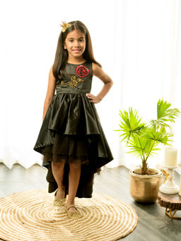 Fairies Forever - Black High Low Party Dress