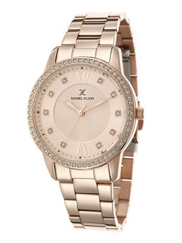 Daniel Klein - Analog Rose Gold Dial Women's Watch-DK.1.12421-5