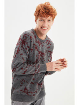 Trendyol - Man Grey Sweater
