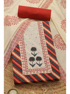 Buy Soch Women Multi-Color Striped Unstiched Dress Material Online