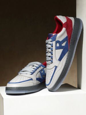 Buy Rare Rabbit Amur White Genuine Leather Sneaker (UK 7) Online