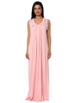 Juliet - Pink Hosiery Sleeveless Nightdress