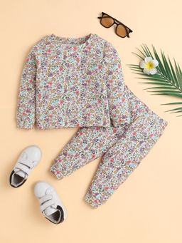 Polka Tots - Cotton Sweatshirt & Jogger Pants for Baby Girls & Boys - Multi-Color