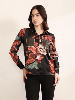 Kazo - Women Multi-Colour Lowkey Shirt