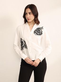 Kazo - Women White Cavolo Shirt