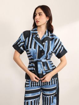 Kazo - Women Multi-Colour Adriatic Blouse