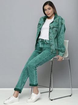 Levi's - Womens Green Shirt Collar Trucker Jacket