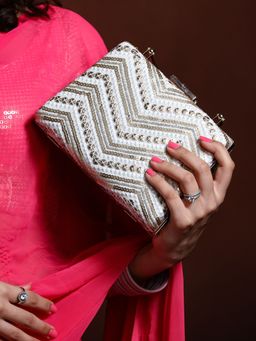 Horra - Zigzag Clutch Gold (M)