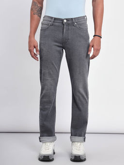 Lee - Mens Grey Straight Jeans
