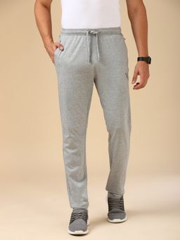 Van Heusen - Men Drawstring Waist and Functional Pocket Trackpant - Grey Melange