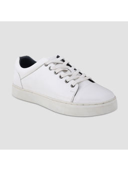EZOK - White Leather Sneaker For Men