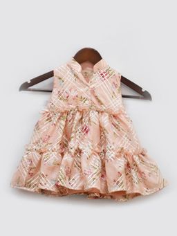 Fayon Kids - Peach Kotta One Piece Anarkali