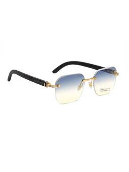 Zaadran - Unisex UV Protection Multi-Color Lens Sunglasses (Bali-Dual Tone) (54)